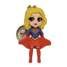 Llavero Supergirl Figura Goma Superman