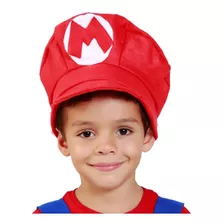 Chapéu Mario Bros Luigi Bebê Infantil Juvenil Boina Premium