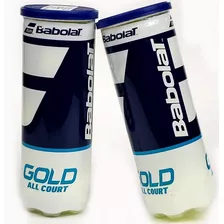 Tubo De Pelotas Babolat Gold X 3 Excelente Durabilidad