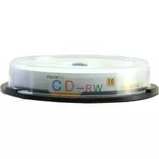 Cdrw 12x 700mb 80min Cd Grabable Paquete De 10 Discos V...