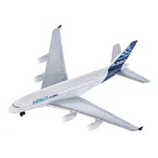 Avión Pasajero Juguete Luz Sonido Avion 2 Motores A380 40 Cm