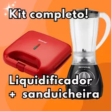 Kit Liquidificador + Sanduicheira 