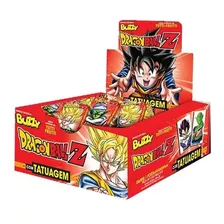 Chiclete Tutti Frutti Dragon Ball Z C/ Tatuagens - 100 Unid