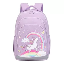 Mochila Escolar Unicornio Niñas - Abshoo, Correa Pecho