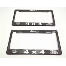 Par De Porta Placas Jeep Grand Cherokee Patriot Wrangler 