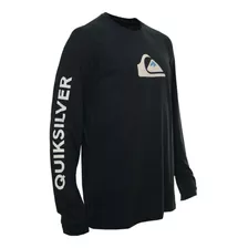 Camiseta Quiksilver Manga Longa Logo