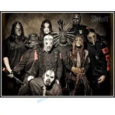 Foto De Parede Rock 45x60cm Plastificado Banda Slipknot