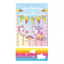 Set Deco Tortas Unicornio Big Party