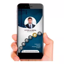 Cartão De Visitas Virtual Interativo (e-cards) Advogado
