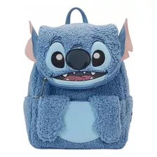 Backpack Loungefly Stitch Felpa Disney Original