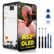 Pantalla Display Para Samsung A52 4g A525 C/ Marco Amoled