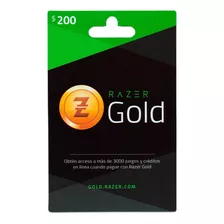 200 Usd Razer Gold Global Pin- Entrega Inmediata