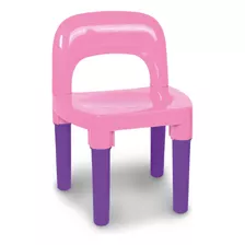 Cadeira Para Mesa Infantil Desmontável Para Atividades Cor Rosa