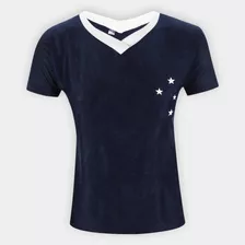 Camisa Cruzeiro Esporte Clube Casual Feminina Oficial