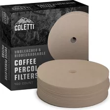 Filtros De Café Desechables Coletti Col119 , 100 Unidades