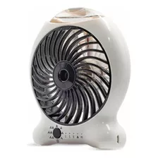 Mini Ventilador E Umidificador Portátil Recarregável De Mesa