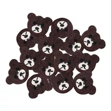 50 Pcs Bear Botões Diy Roupas Decorativas Botão Crafts 2