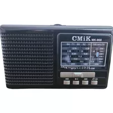 Rádio De Bolso Analógico Am ,fm ,sw ,cmik Mk -968 Novo