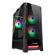 Chasis Cougar Duoface Rgb Con El Panel De Malla Y Vidrio