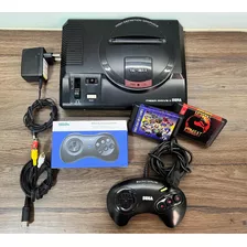 Sega Mega Drive + Everdrive + Controle 8bitdo (completo)