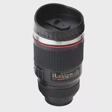 Caneca Termica Lente Canon 24-105mm - Copo De Aço Inox Cor Preto Câmera