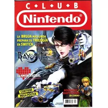 Revista Club Nintendo Bayoneta Nueva Con Su Póster 