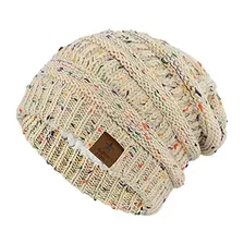 Gorros Sombreros Y Boinas Con Forro Polar Beige Talla Única