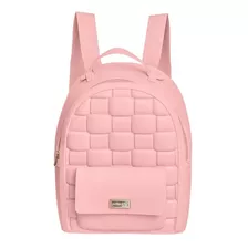 Mochila Petite Jolie Nude Zíper Bolso Frontal Promoção Top