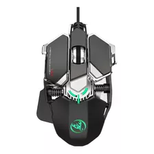 Mouse Gamer J600 Hxsj 9 Botões Programáveis 6400 Dpi Rgb