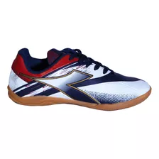 Chuteira Society Azul Infantil Original Diadora Mondiale I I