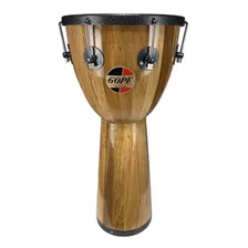 Djembê Gope 13 Pol 67cm Madeira Percussão Africana Vegan