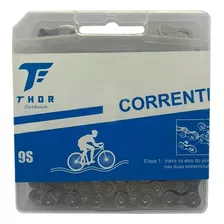 Corrente 9v Z9 Bike Bicicleta Fina 116 Elos Missing Mtb