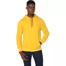 Sudadera Hoodie Tommy Hilfiger Original Hombre Logo Amarillo