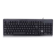 Teclado Usb Slim Megalite Ctc7002 Negro Cable Usb