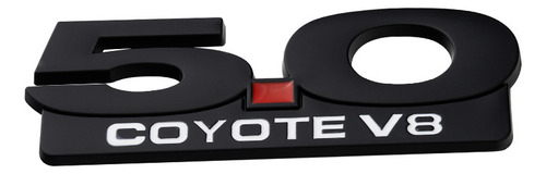 3d Metal 5.0 Coyote V8 Para Ford Mustang Gt 20-22 Insignia Foto 7