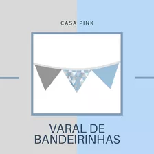 Varal De Bandeiras , Bandeirolas Montessori Decoração Menino