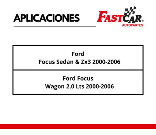 2 Amortiguador Delanteros Ford Focus Wagon 2.0 Lts 2000-2006 Foto 2