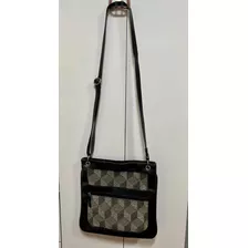 Cartera Morral Banderola Negra Como Nueva