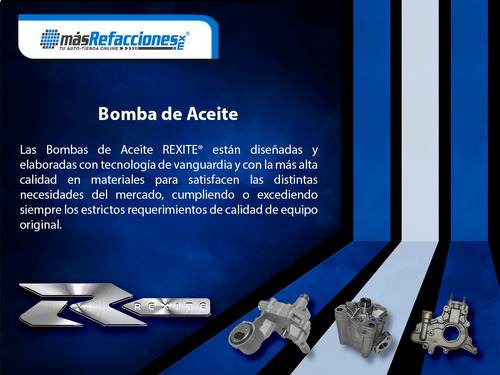 Bomba Aceite Octavia 4 Cil 2.0l 99-04 Rexite Foto 4