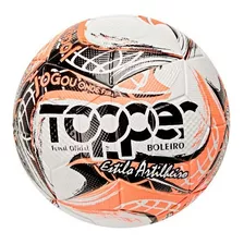 Bola Futsal 5154 Boleiro Topper Cor Vermelho Neon/preto