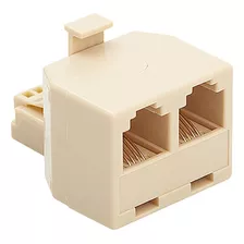 Adaptador Modular 1 Macho Para 2 Femeas Rj11 6p4c Emenda