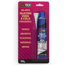 Selante Silicone Cola E Veda Bautech 50g