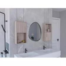 Gabinete De Baño Aqua Bardolino Con Puerta Abatible X2