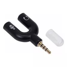 Adaptador Splitter P3 Headset Fone Microfone P2 X P3 Audio