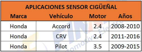 Sensor Cigeal Honda Accord Crv Pilot Foto 6