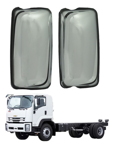 Foto de Cover Cromado Lujo Espejo Principal Ftr/hino X 2 -izq Y Dr-