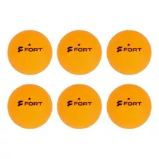 Bola De Ping Pong Fort 1 Estrela - Pack C/6 Unidades