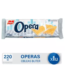 Pack 4 Galletitas Opera Obleas Rellenas 220gr Clásicas Bagley