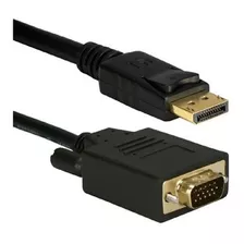 Cabo Adaptador Displayport Macho P/ Vga Macho 1,80 Mts Lotus