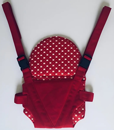 Canguru Para Boneca Infantil Vermelho Kowak Baby Com Tiras Ajustáveis